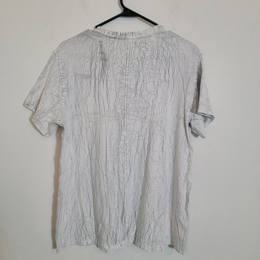 Lululemon All Yours Short Sleeve T-Shirt Vitasea Thread Dye White Black Gym Yoga